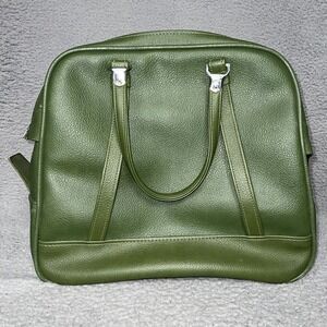 VTG American Tourister Tiara Carry On Tote 15" Green Soft Sided Travel Bag